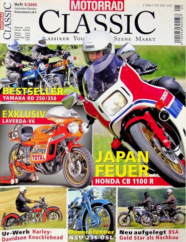 Deckblatt Motorrad Classic (05/2005)